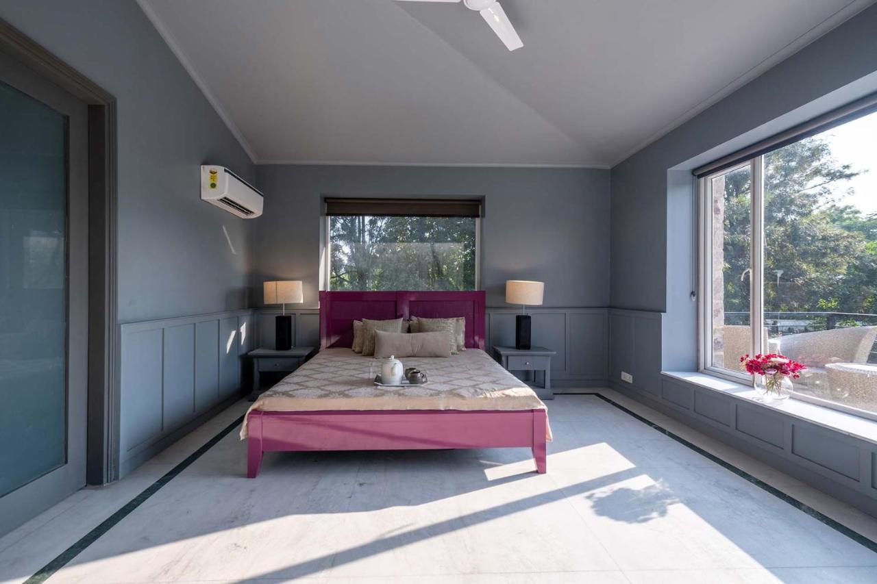 Stayvista At The Banyan Abode With Pool Table, Pet Friendly & Outdoor Pool มาเนซาร์ ภายนอก รูปภาพ
